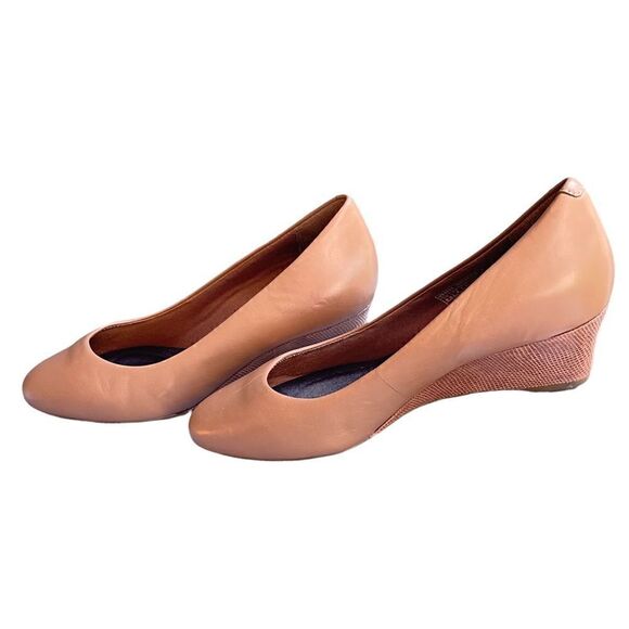 Rockport Total Motion TruTech Wedge Leather Heels Size 6.5 - Picture 6 of 8